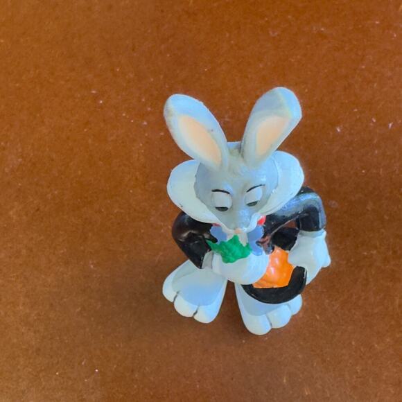 Figurine PVC Vintage Bugs Bunny Magician 1990 Looney Tunes Applause Cake Topper - Picture 2 of 6